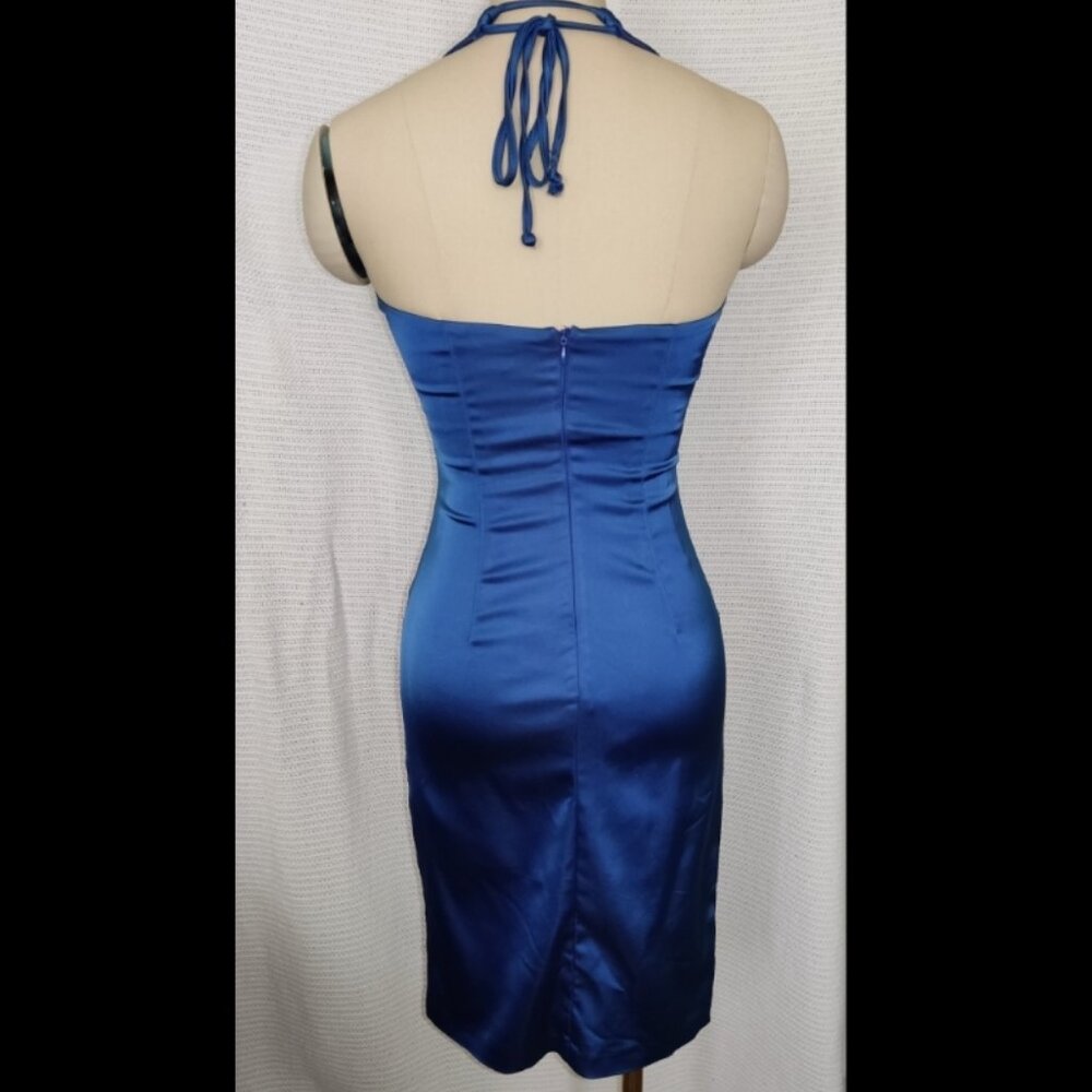 Cache Blue Halter Dress - Picture 6 of 16